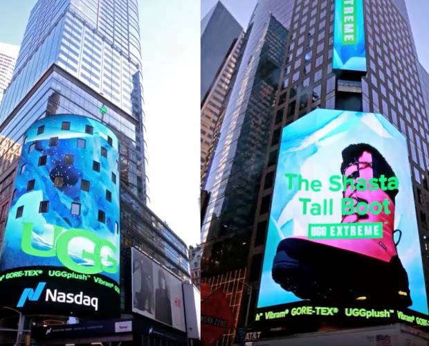 Jellyfish unveils innovative 3D DOOH campaign for Deckers Brands’ UGG in iconic New York City location