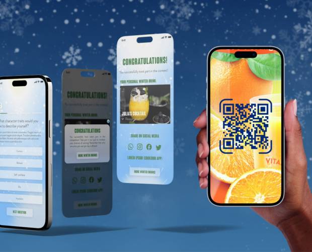 European juice brand rolls out winter-themed connected packaging experience