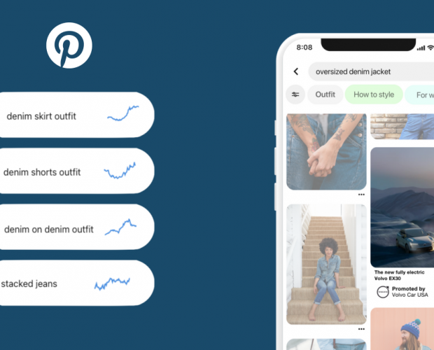 Volvo launches denim search takeover on Pinterest